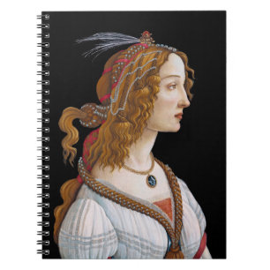 Carnet Sandro Botticelli - Portrait de Simonetta Vespucci