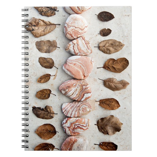 Carnet Sandstone Et Feuille (Devant)