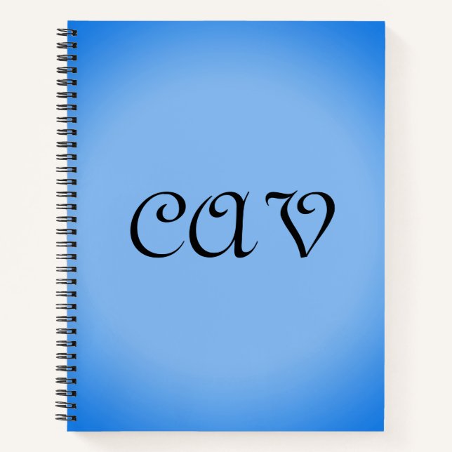 Carnet Sangria Cornflower Blue (Devant)