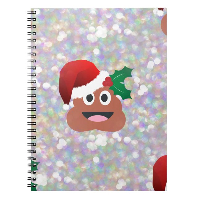 Carnet santa claus emoji (Devant)