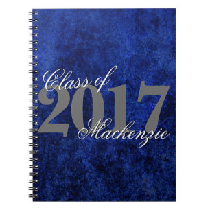Carnet Sapphire Grad Blue Royal Cobalt Azure Année