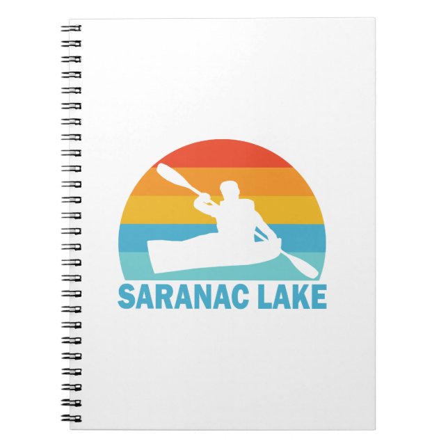 Carnet Saranac Lake New York Kayak (Devant)