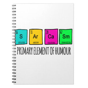 Carnet Sarcasme Principaux Éléments De La Science De L'Hu
