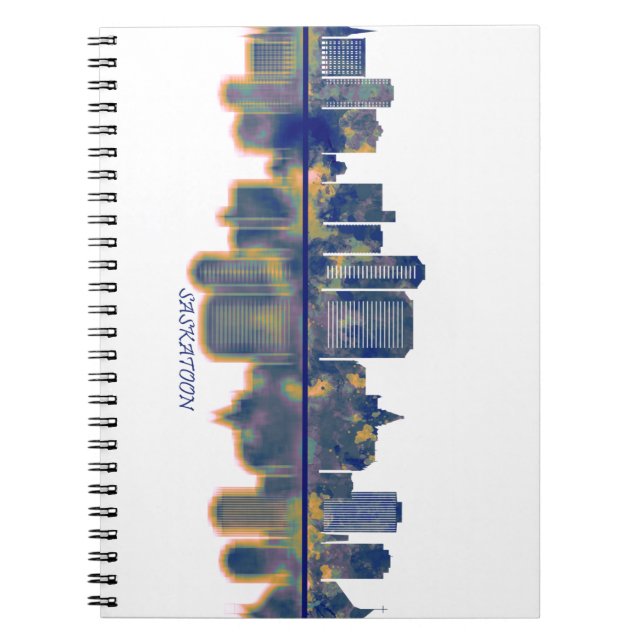 Carnet Saskatoon Skyline (Devant)