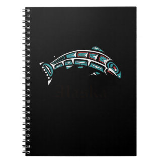 Carnet Saumon de l'Alaska Pêche Amérindien