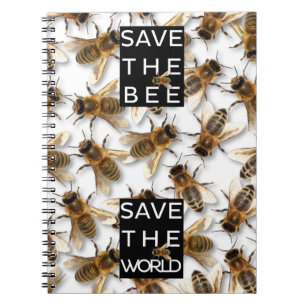 Carnet Sauvez l'abeille ! Sauvez le monde ! Abeille