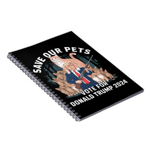 Carnet Sauvez Nos Animaux 2024 Président Trump Politique 