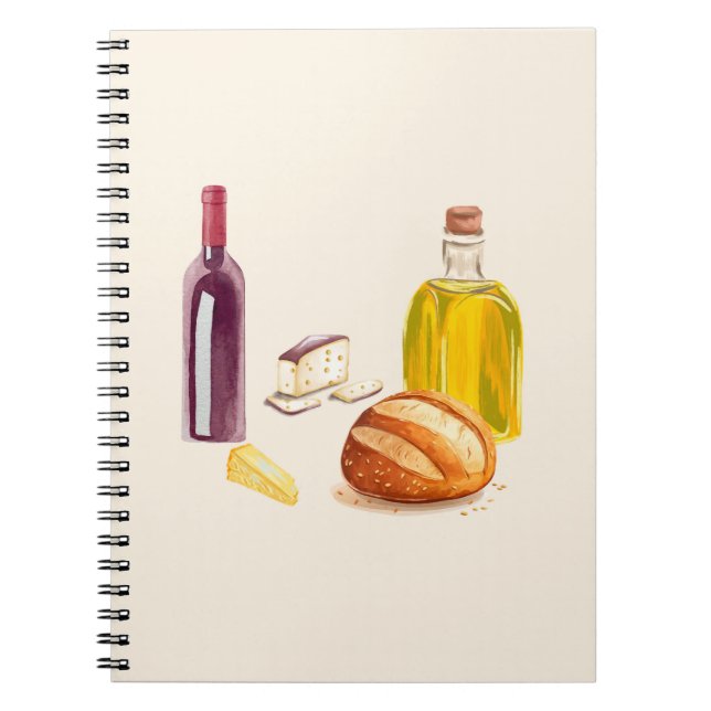 Carnet Saveurs méditerranéennes (Devant)