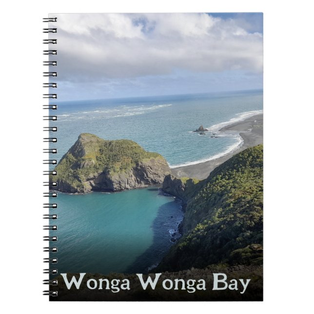 Carnet Scène côtière de la Nouvelle-Zélande Ouest d'Auckl (Devant)