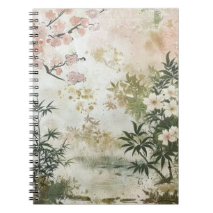Carnet Scène de jardin de fleurs de cerisier (6)