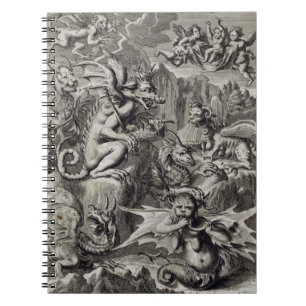 Carnet Scène de l'enfer, illustration de partie Cha du
