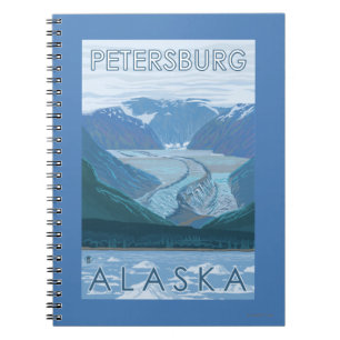 Carnet Scène glaciaire - Petersburg, Alaska