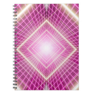 Carnet Scène pop art rétro et sci fi des années 80.