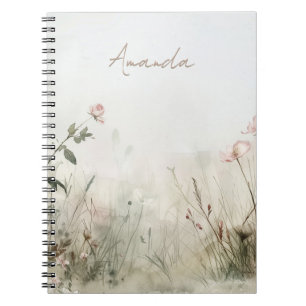 Carnet Scène rêvée de fleurs de printemps
