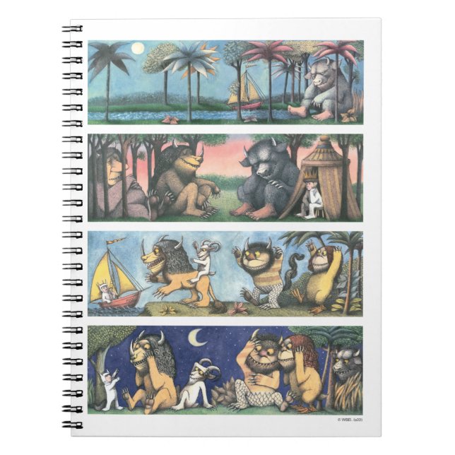 Carnet Scènes de Max et les Maximonstres (Devant)