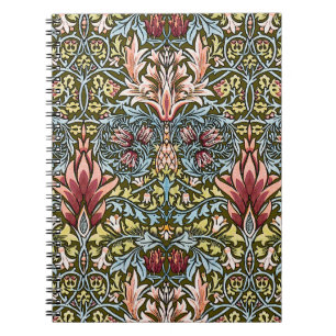 Carnet Schéma floral William Morris Snakeshead