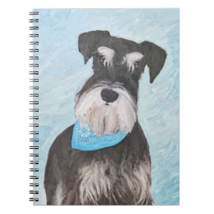 Carnet Schnauzer (Miniature) Peinture - Joli chien origin