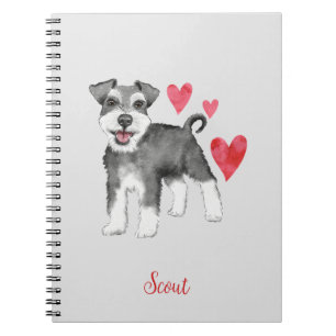 Carnet Schnauzer miniature Schnauzer