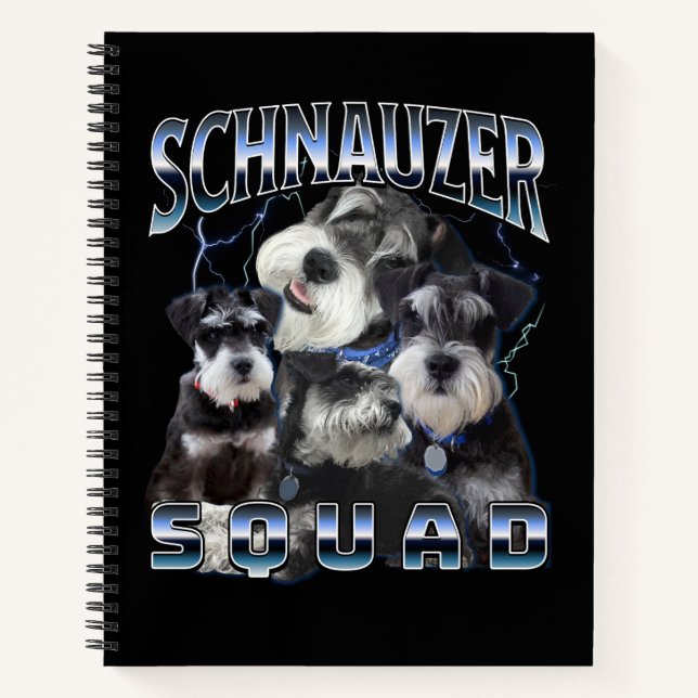 Carnet Schnauzer Squad - Bootleg Rap Style (Devant)