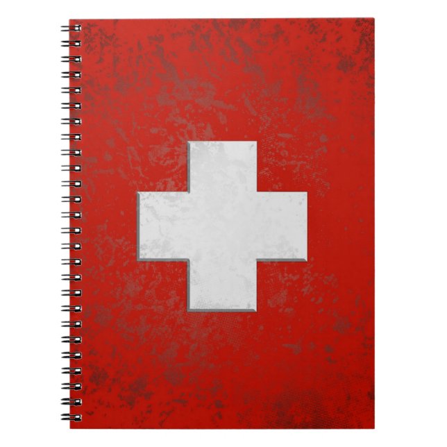 Carnet Schweiz Flagge Notizbuch (Devant)