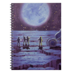 Carnet Science-fiction vintage Rover terrestre Alien sur 