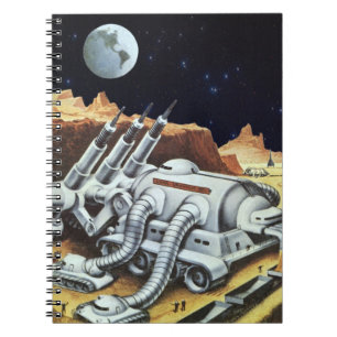 Carnet Science-fiction vintage, Station spatiale sur la L
