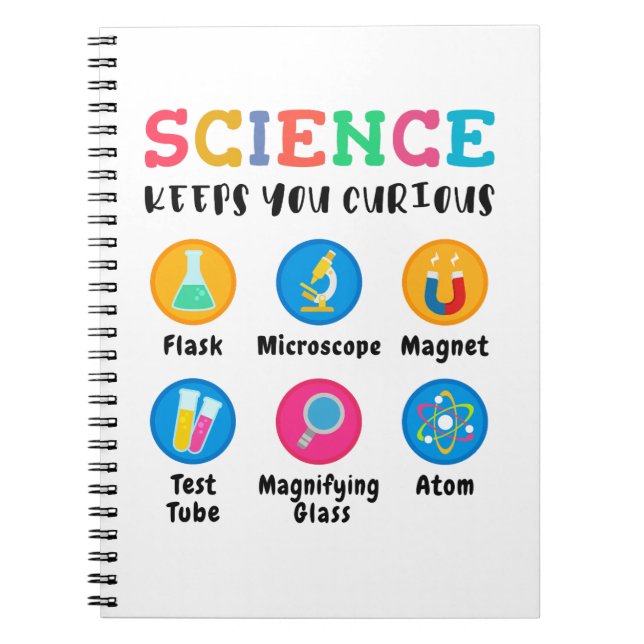 Carnet Science keeps you curious (Devant)