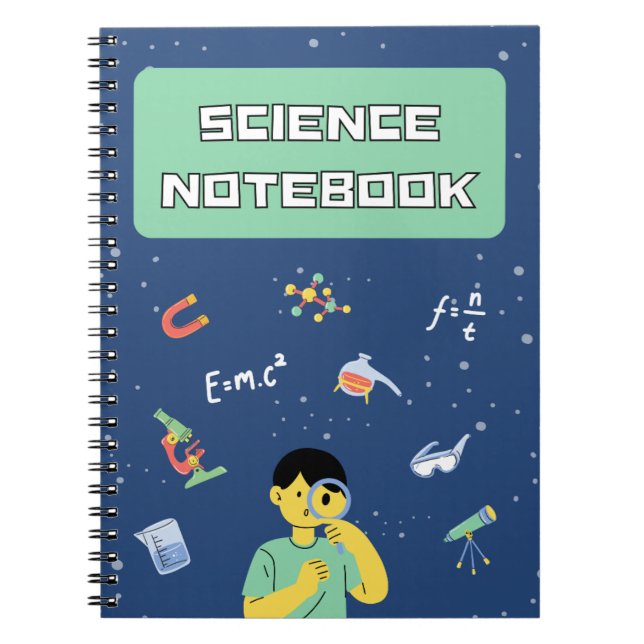 Carnet Science moderne élégante (Devant)