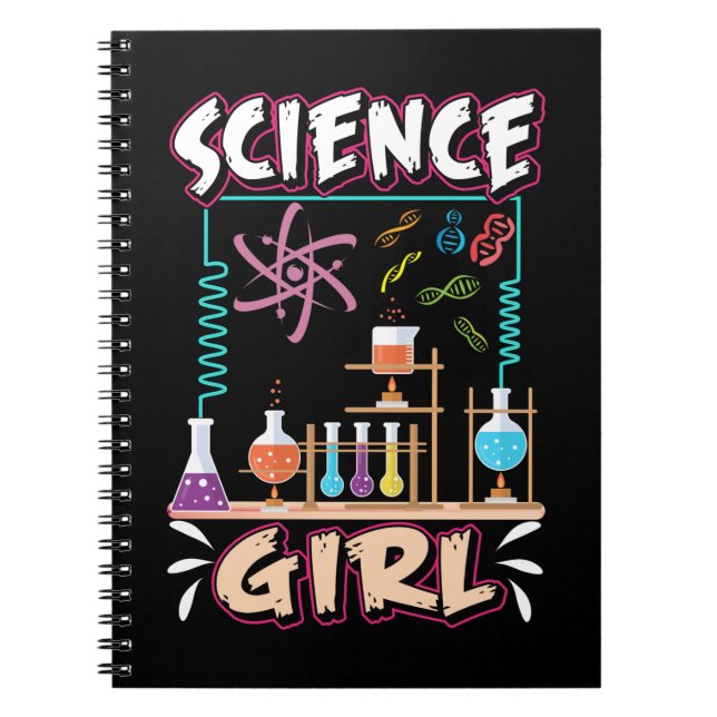 Carnet Scientifique scientifique de laboratoire en chimie (Devant)