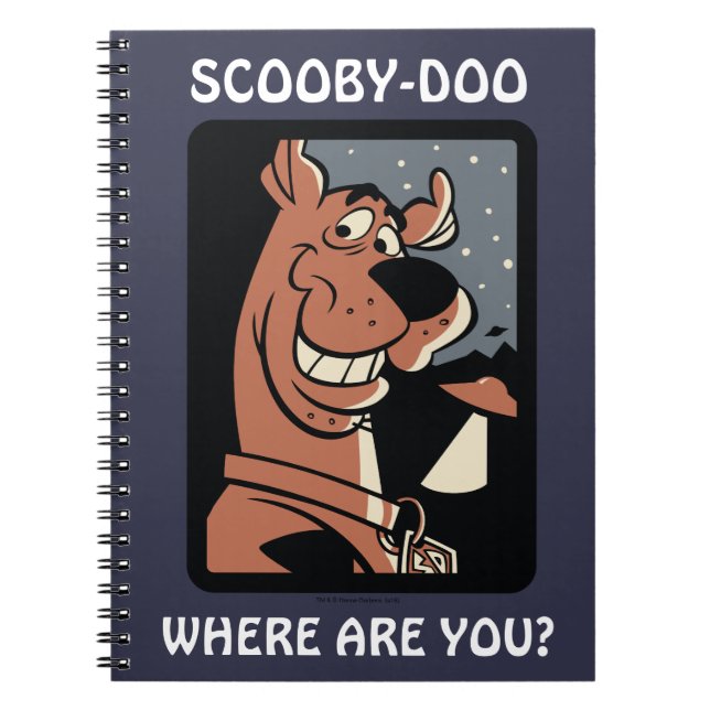 Carnet Scooby Doo avec OVNI (Devant)