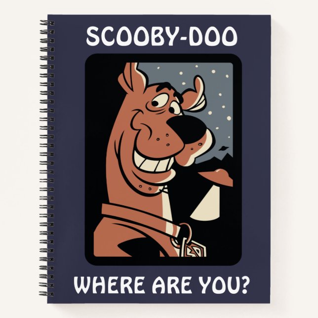 Carnet Scooby Doo avec OVNI (Devant)
