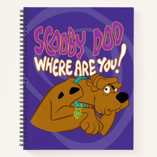 Carnet Scooby-Doo effrayé (Devant)