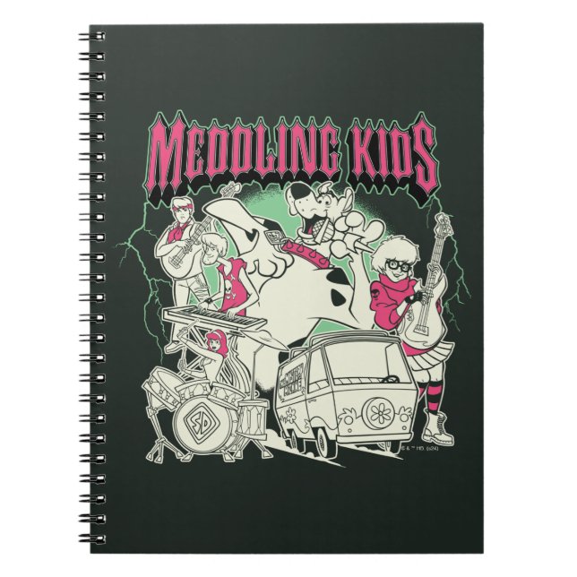 Carnet Scooby-Doo et le groupe Gang Meddling Kids Punk (Devant)
