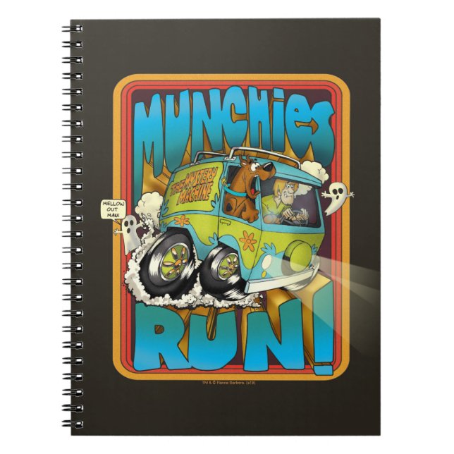 Carnet Scooby-Doo et Shaggy "Munchies Run !" (Devant)