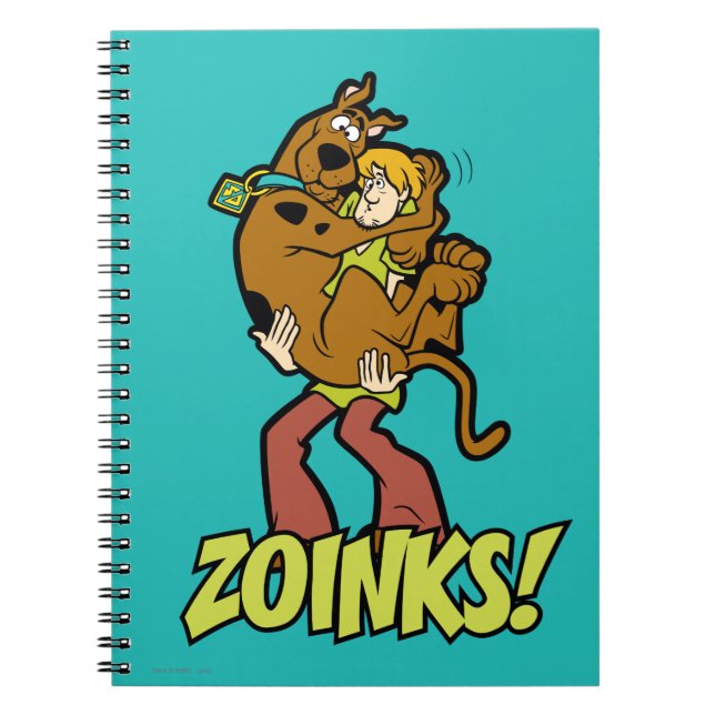 Carnet Scooby-Doo et Shaggy Zoinks! (Devant)