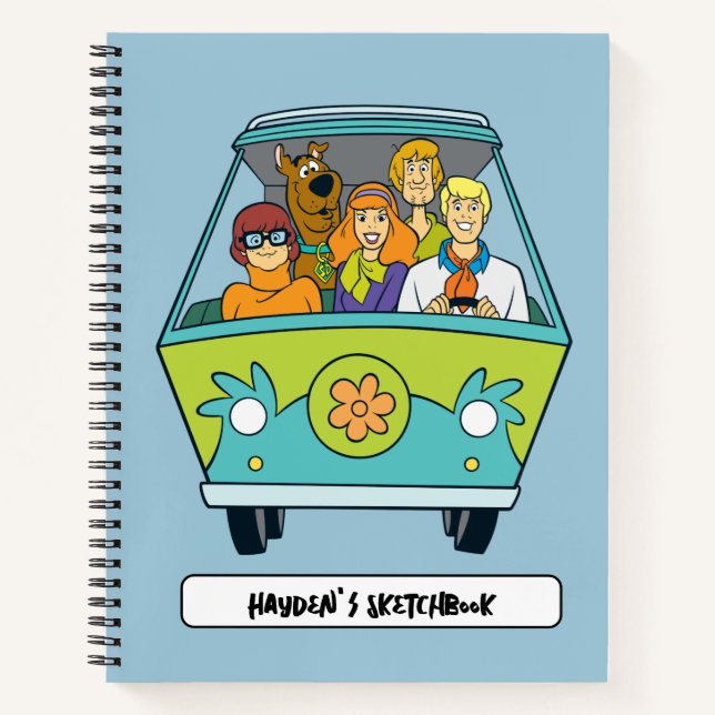 Carnet Scooby-Doo & Gang Mystery Dessin (Devant)