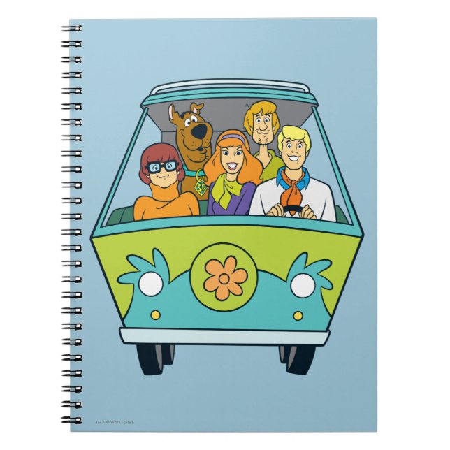 Carnet Scooby-Doo & Gang Mystery Machine (Devant)