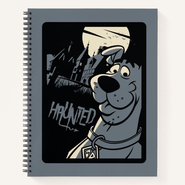Carnet Scooby-Doo Noir Haunted Mansion Graphisme (Devant)
