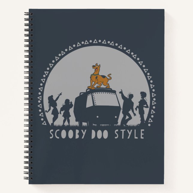 Carnet Scooby Doo Style Tribal Van Silhouette (Devant)