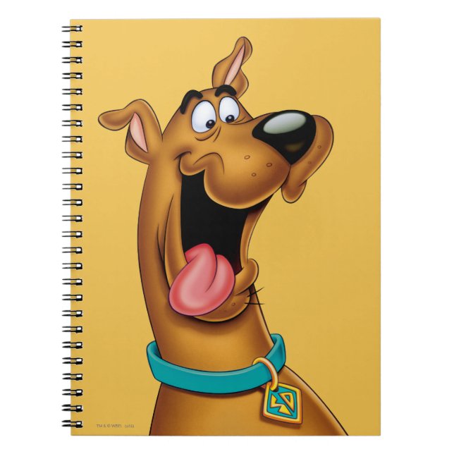 Carnet Scooby Doo Visage Excité (Devant)