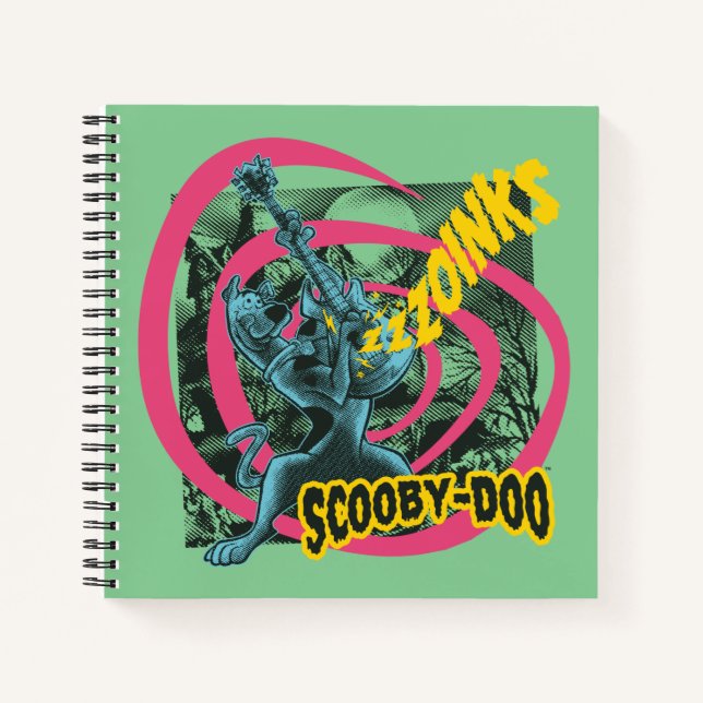 Carnet Scooby-Doo Zoinks Punk Guitare Graphisme (Devant)