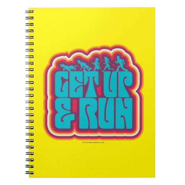 Carnet Scooby et le graphique "Get Up & Run" (Devant)
