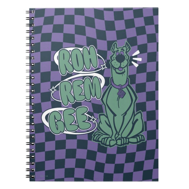 Carnet Scooby rétro "OMG" (Devant)