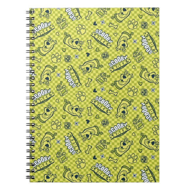 Carnet Scooby Snacks Galore Checker Motif (Devant)