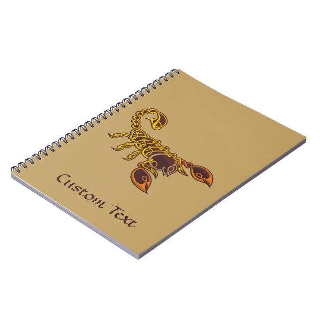 Carnet Scorpion de noeud celtique (Côté gauche)