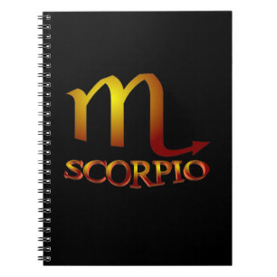 Carnet Scorpion Étoile Or
