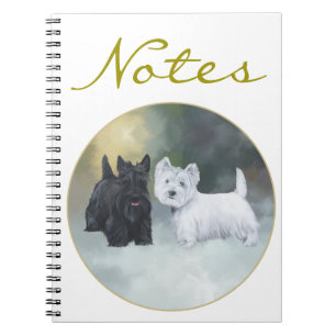 Carnet Scottie Westie Hiver