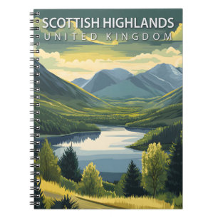 Carnet Scottish Highlands Vintage voyage du Royaume-Uni
