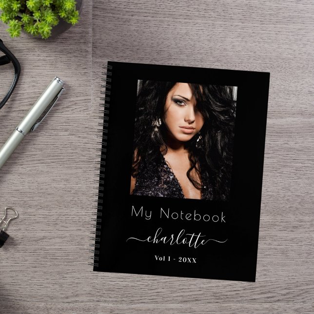 Carnet script de photo noir blanc (Créateur téléchargé)