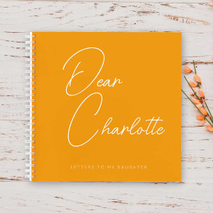 Carnet Script élégant minimaliste personnalisé Nouveau ca